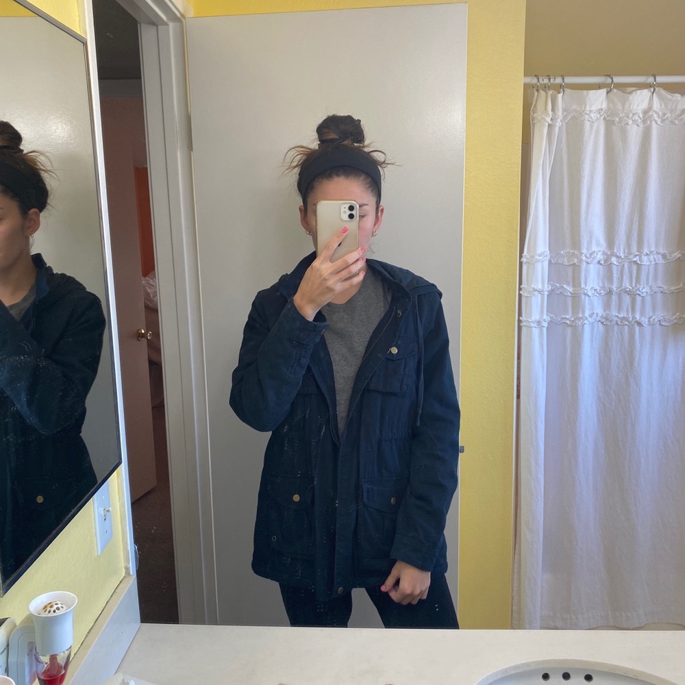 navy blue jacket